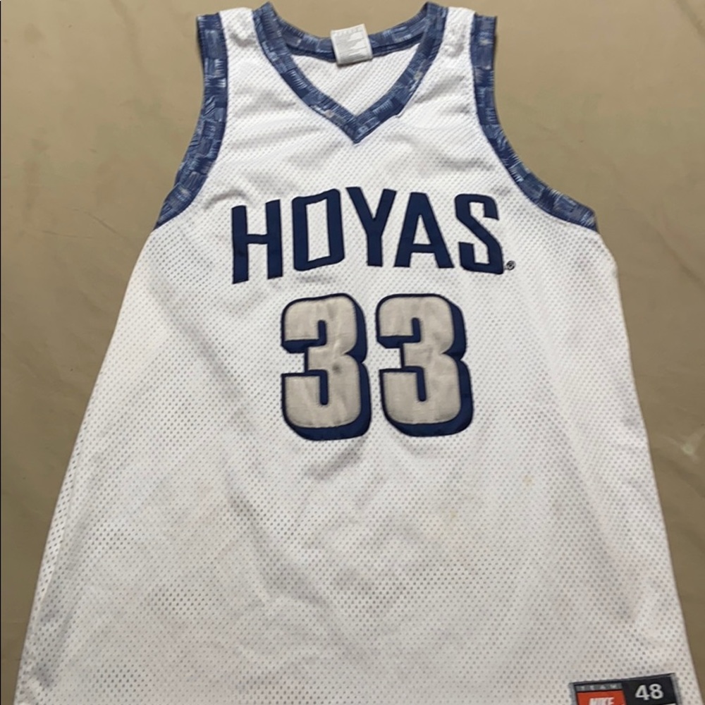 Alonzo Mourning Home Georgetown Jersey